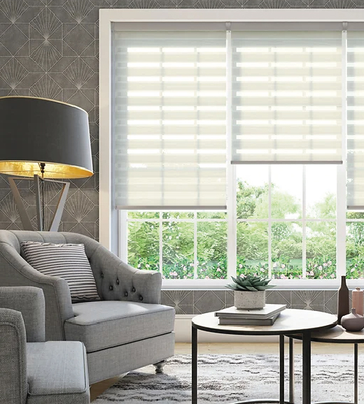 Motorised Blinds Living Room