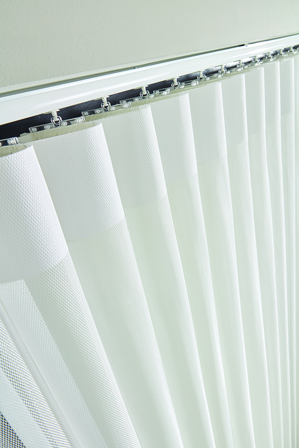 Allusion Blinds Vista Snow Close Up