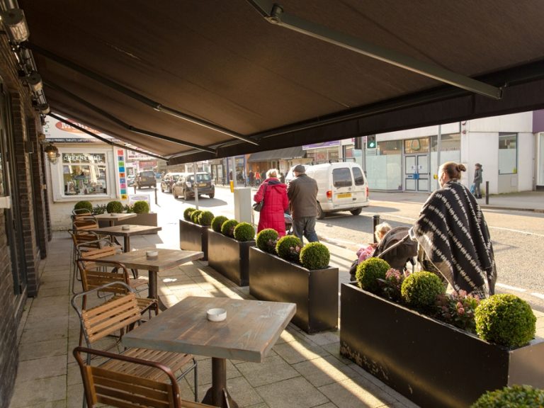 folding arm awnings 5m projection