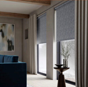 textured window blinds