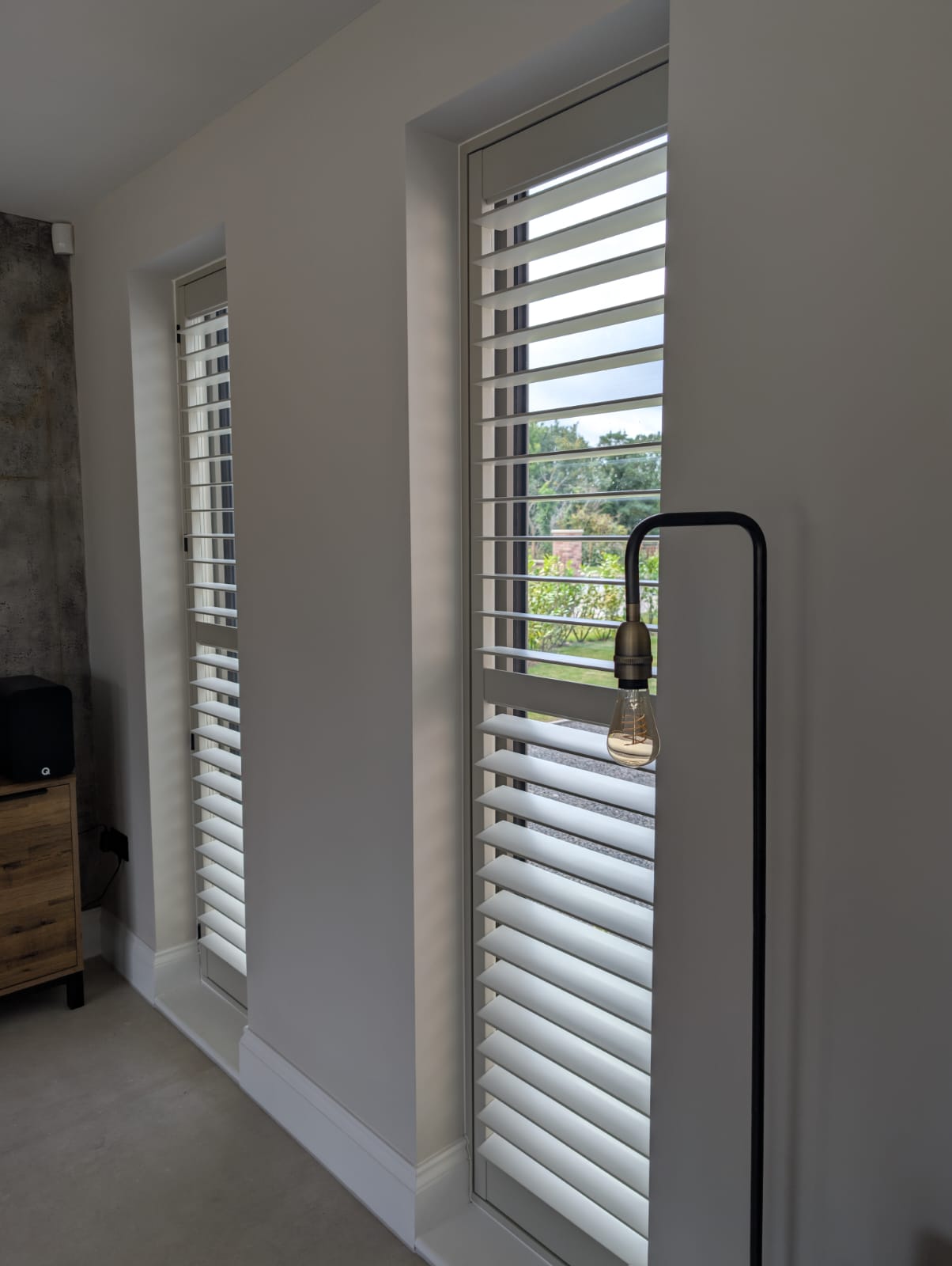 Shaped window shutters