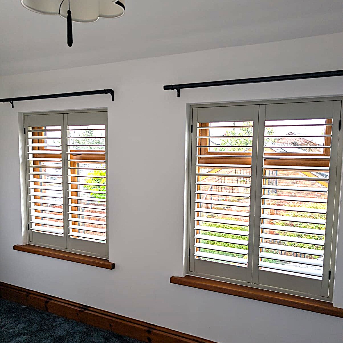coloured shutters
